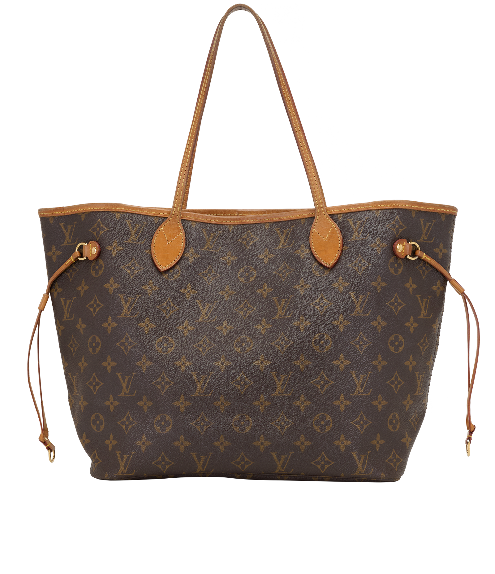 Neverfull MM, &pound;995, Handbags, Brown, Canvas, Back view